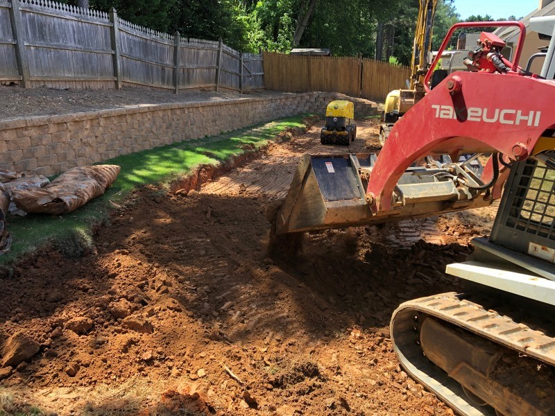 Sinkhole Clean-Out And Restoration Project In Johns Creek