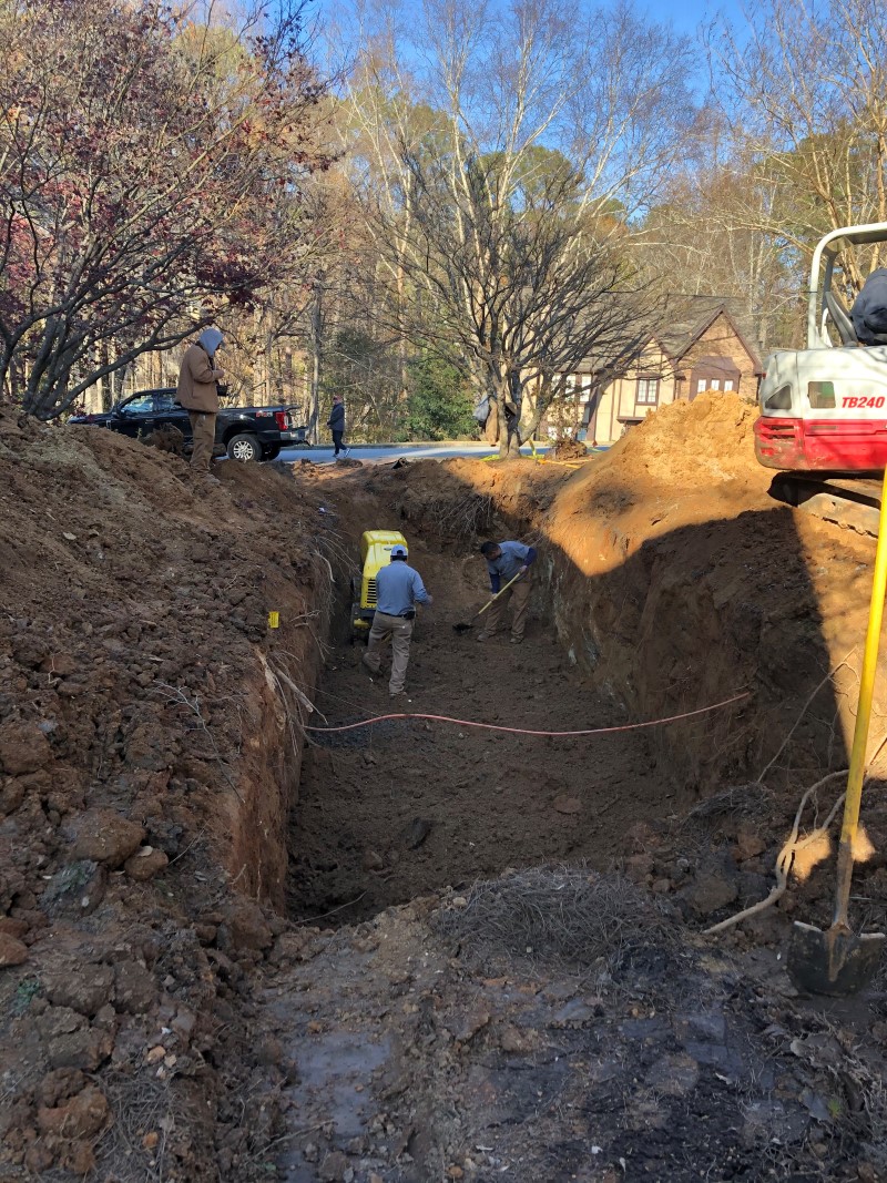 Sinkhole / Trash Pit Repair In Atlanta